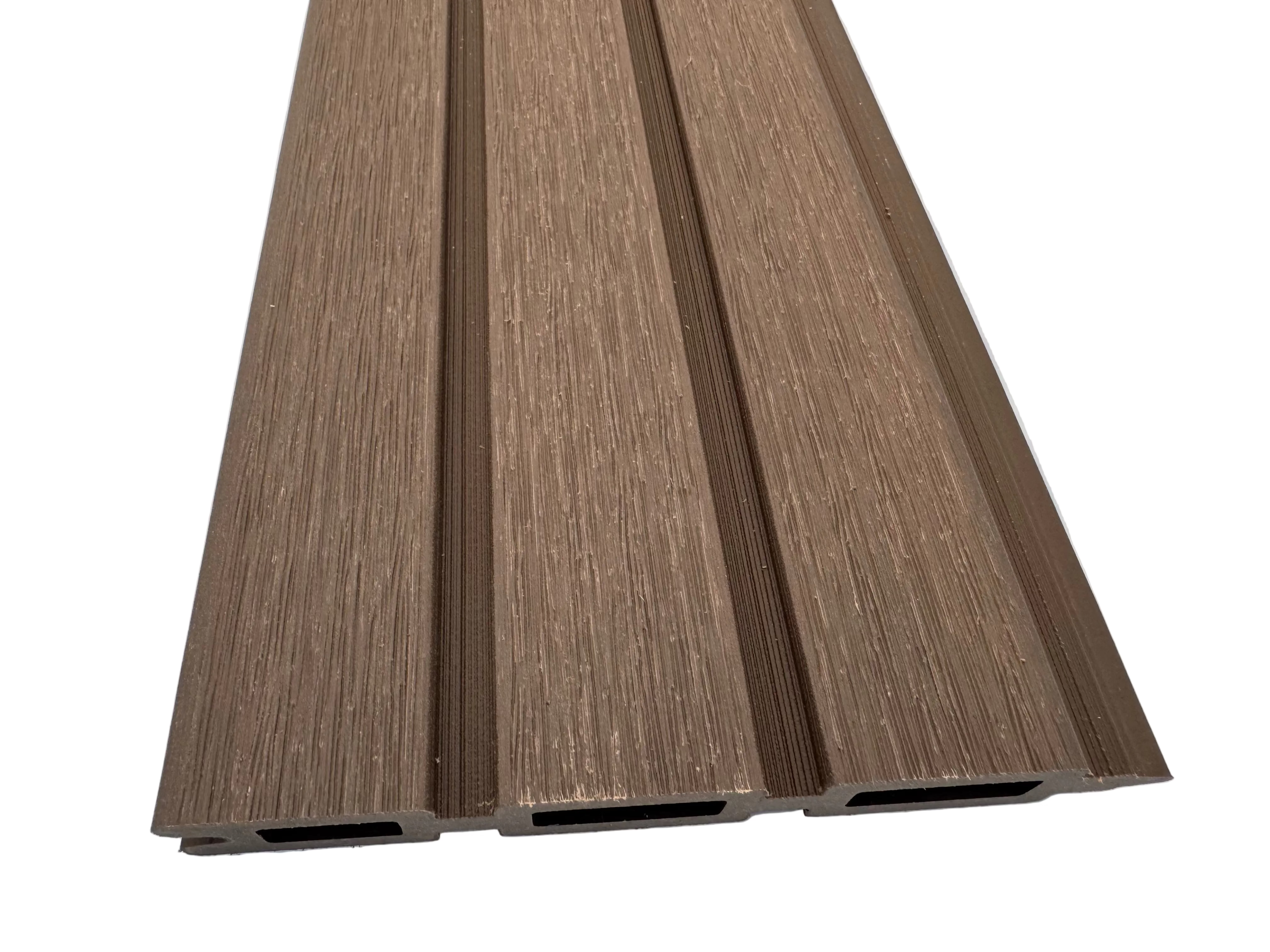 BUY Composite Fence Board with Rain Texture, Walnut, 163x20 mm(155 mm finish), Double-Sided | GREEN FINGER IRELAND