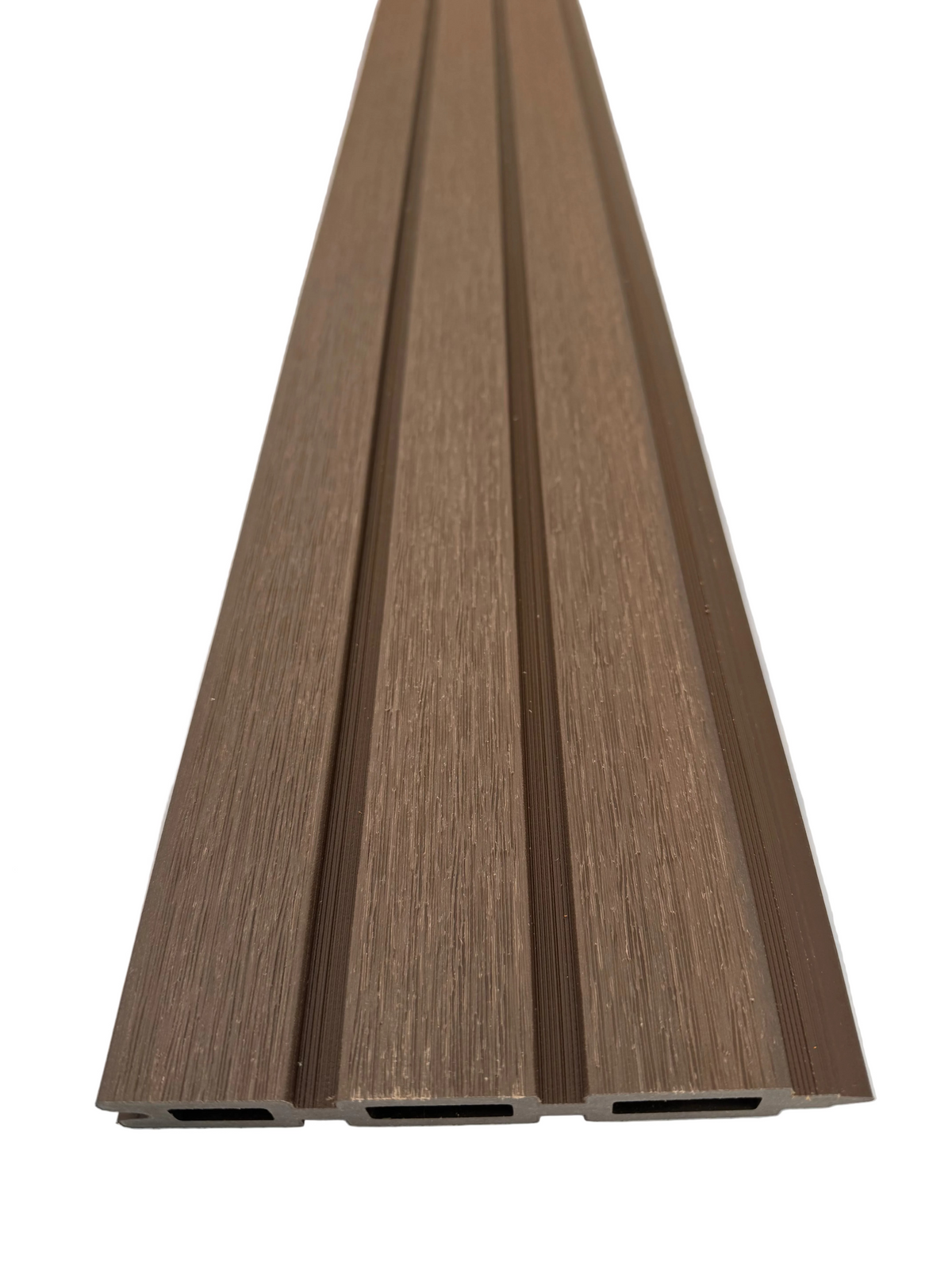 BUY Composite Fence Board with Rain Texture, Walnut, 163x20 mm(155 mm finish), Double-Sided | GREEN FINGER IRELAND