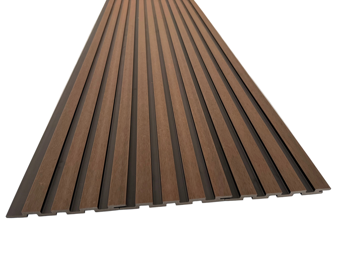 BUY Composite Cladding with Rain Texture, T&G, 176x13 mm(165 mm finish), 3000 mm, Walnut | GREEN FINGER IRELAND
