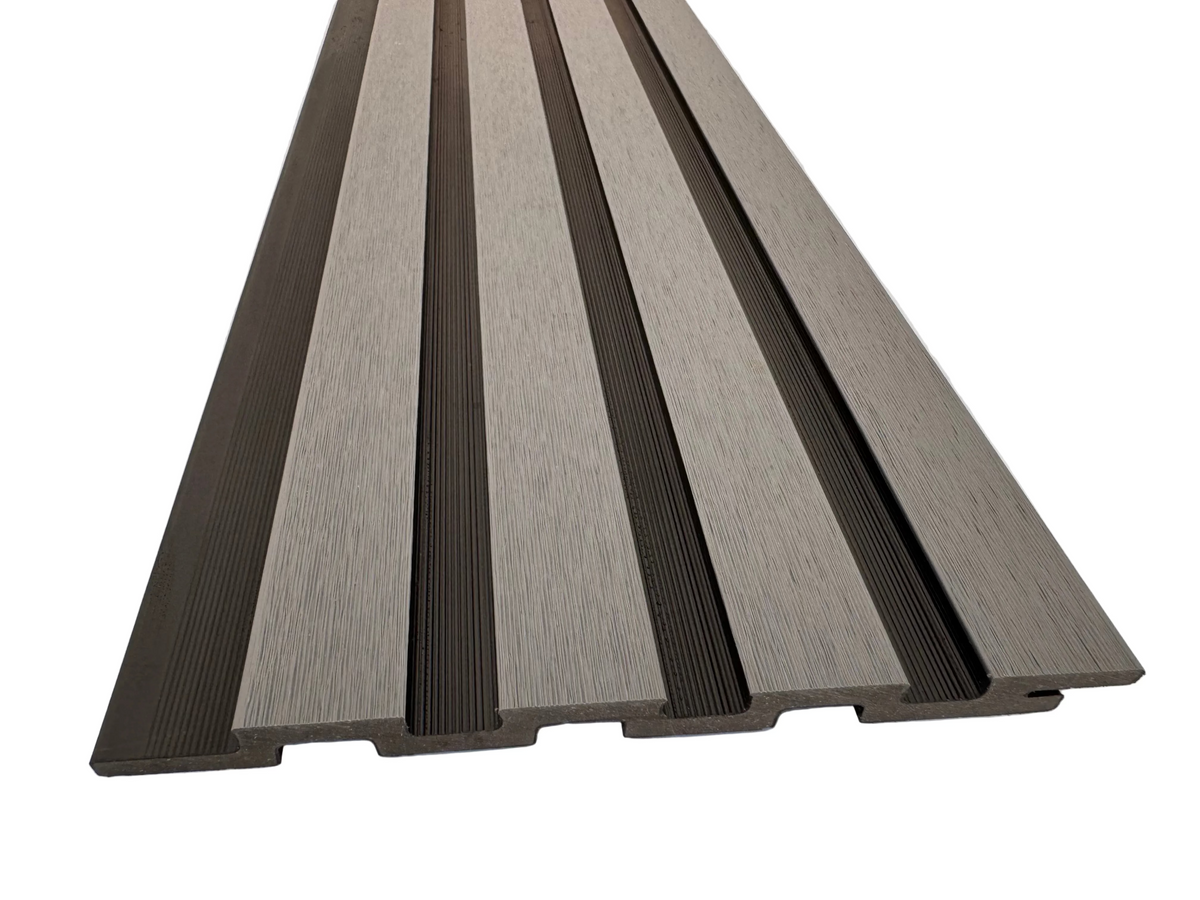 BUY Composite Cladding with Rain Texture, T&G, 176x13 mm(165 mm finish), 3000 mm, Light Grey | GREEN FINGER IRELAND