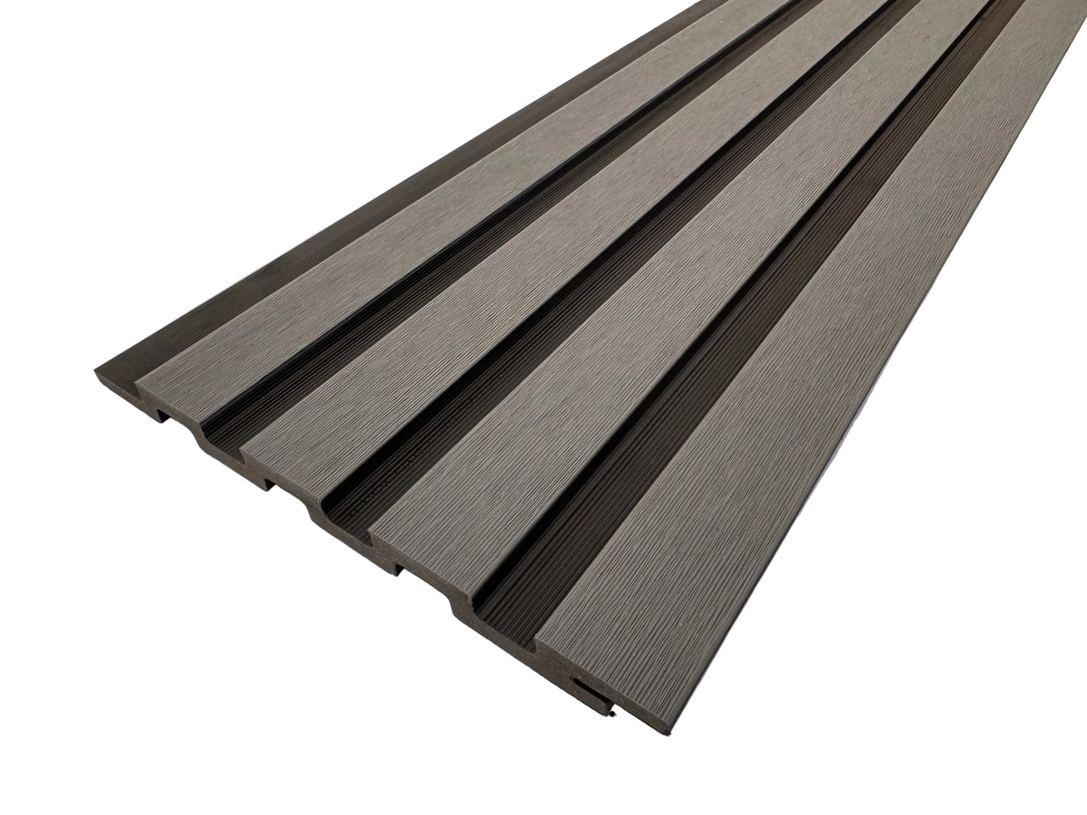 BUY Composite Cladding with Rain Texture, T&G, 176x13 mm(165 mm finish), 3000 mm, Light Grey | GREEN FINGER IRELAND