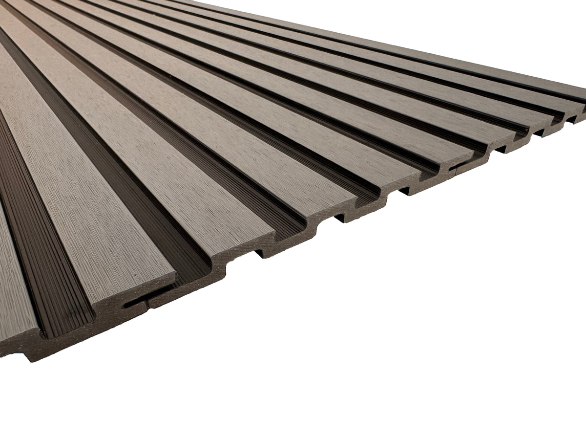 BUY Composite Cladding with Rain Texture, T&G, 176x13 mm(165 mm finish), 3000 mm, Light Grey | GREEN FINGER IRELAND