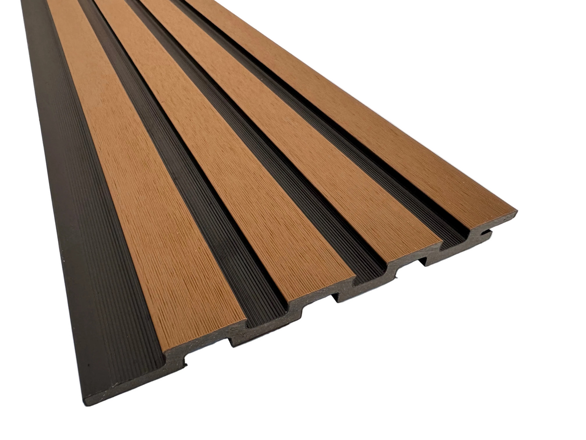 BUY Composite Cladding with Rain Texture, T&G, 176x13 mm(165 mm finish), 3000 mm, Golden Teak | GREEN FINGER IRELAND