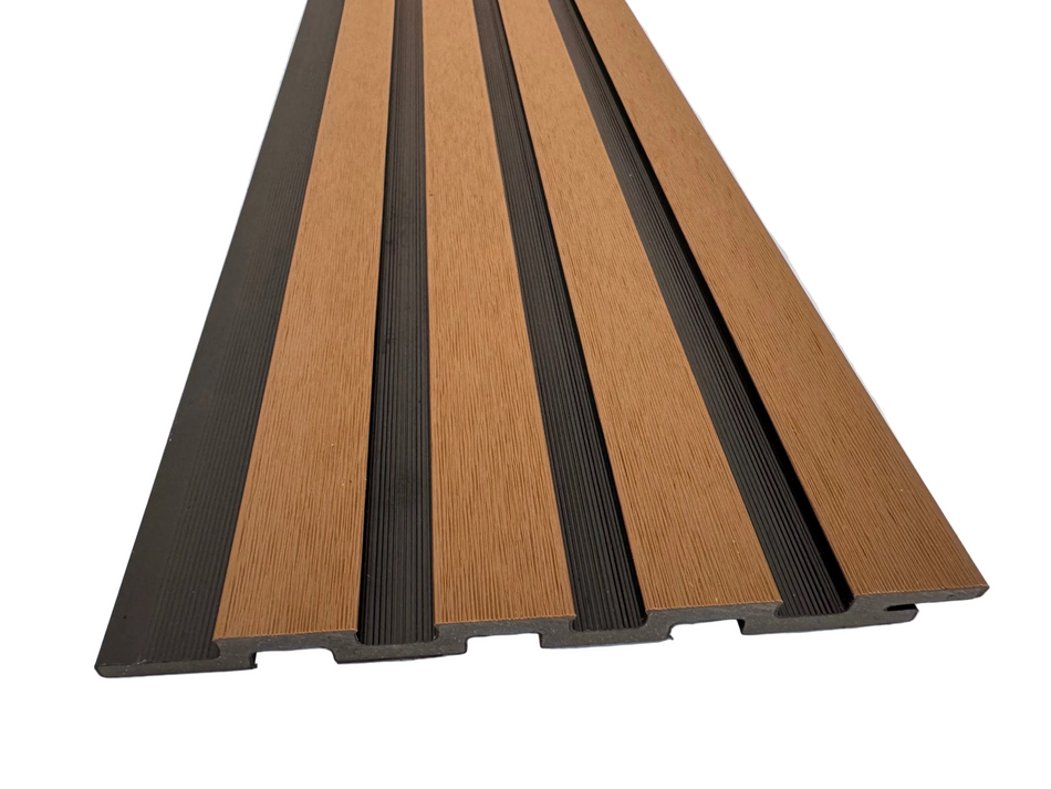 BUY Composite Cladding with Rain Texture, T&G, 176x13 mm(165 mm finish), 3000 mm, Golden Teak | GREEN FINGER IRELAND