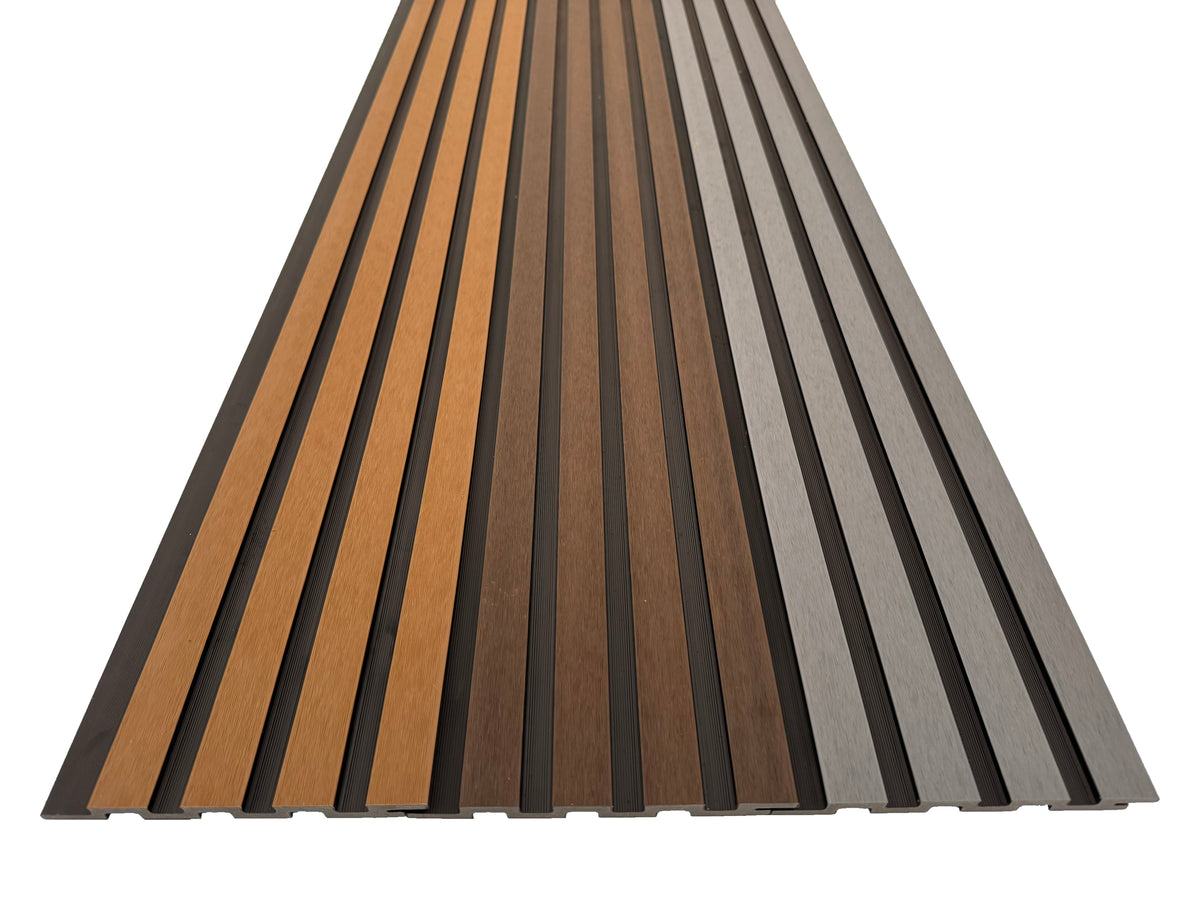 BUY Composite Cladding with Rain Texture, T&G, 176x13 mm(165 mm finish), 3000 mm, Walnut | GREEN FINGER IRELAND