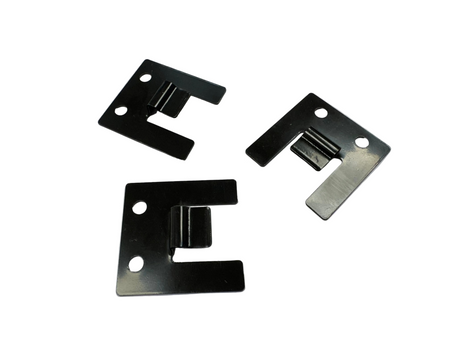 BUY Stainless Steel Clips for 219x26 mm Composite Cladding, Set of 100 pcs, Black | GREEN FINGER IRELAND