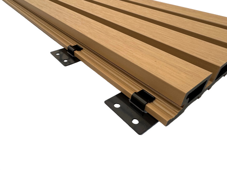 BUY Stainless Steel Clips for 219x26 mm Composite Cladding, Set of 100 pcs, Black | GREEN FINGER IRELAND