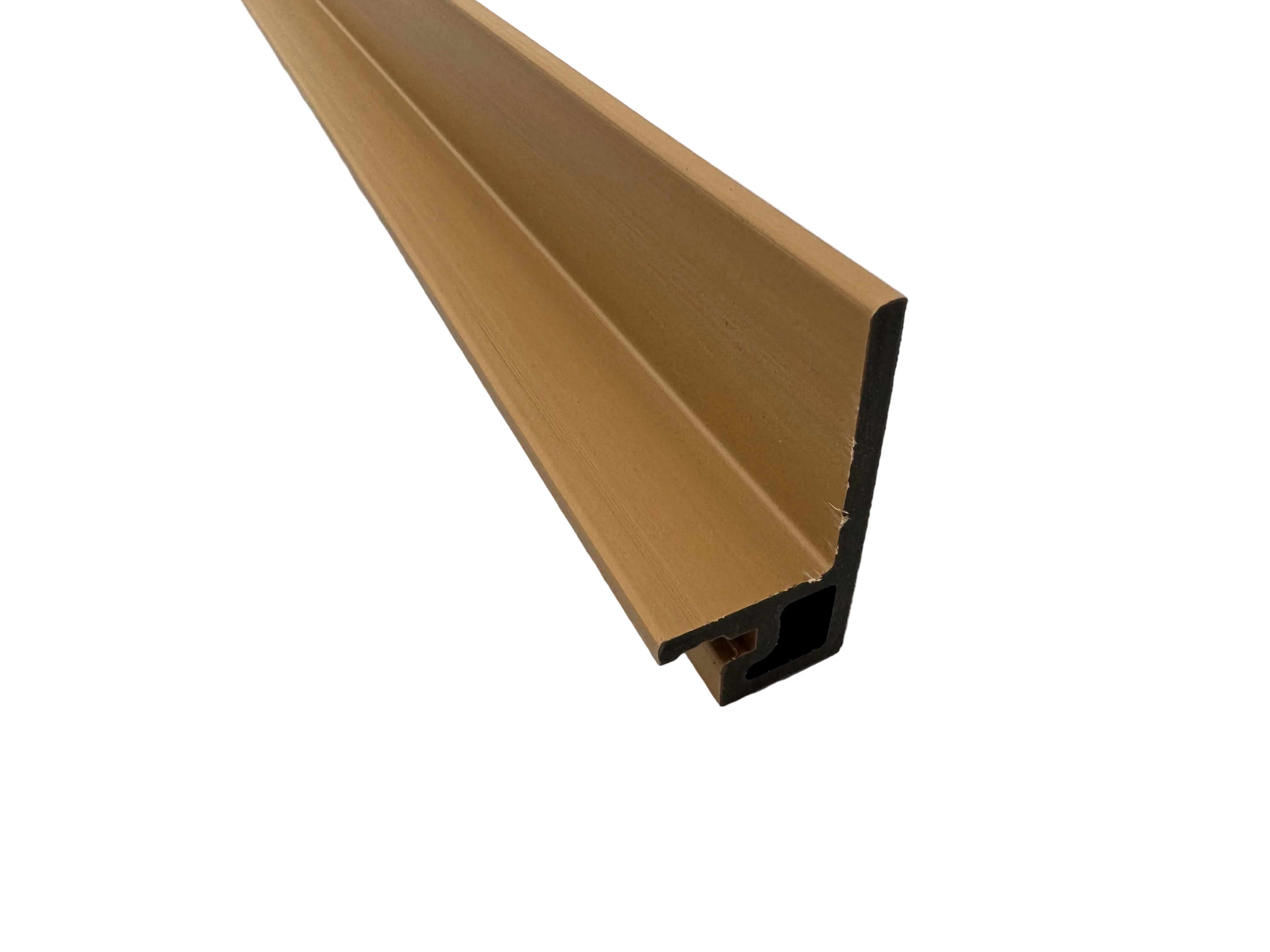 BUY F Trim for 219x26 mm Composite Cladding, 76x38 mm, 3000 mm, Beige | GREEN FINGER IRELAND