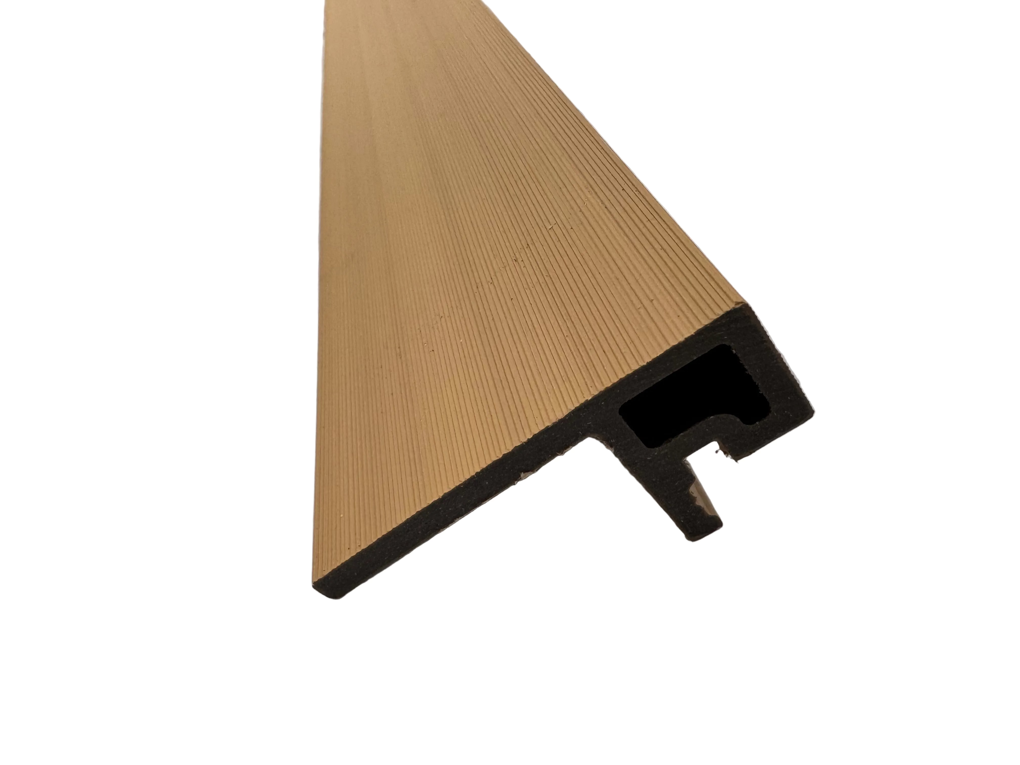 BUY F Trim for 219x26 mm Composite Cladding, 76x38 mm, 3000 mm, Beige | GREEN FINGER IRELAND