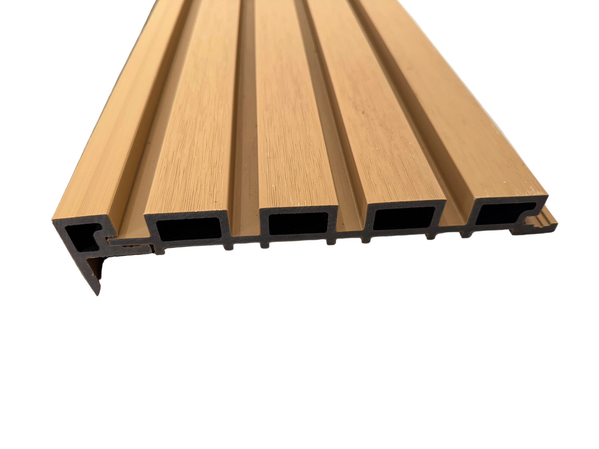 BUY F Trim for 219x26 mm Composite Cladding, 76x38 mm, 3000 mm, Beige | GREEN FINGER IRELAND