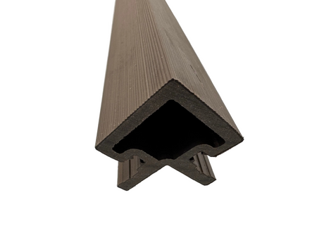 BUY External Corner for 219x26 mm Composite Cladding, 49x49 mm, 3000 mm, Walnut | GREEN FINGER IRELAND