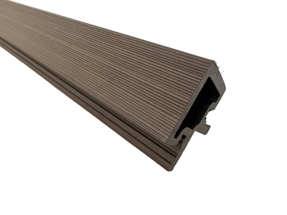 BUY External Corner for 219x26 mm Composite Cladding, 49x49 mm, 3000 mm, Walnut | GREEN FINGER IRELAND