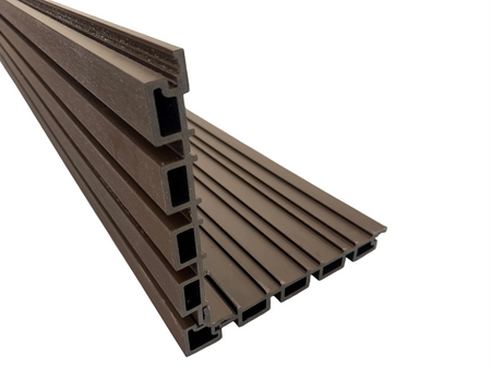 BUY External Corner for 219x26 mm Composite Cladding, 49x49 mm, 3000 mm, Walnut | GREEN FINGER IRELAND