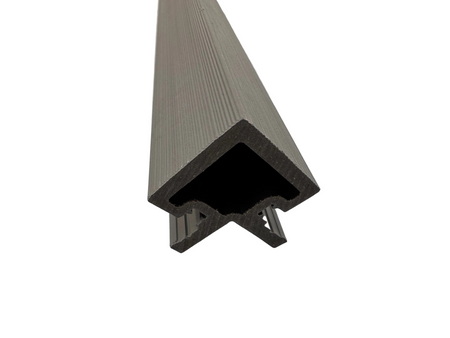 BUY External Corner for 219x26 mm Composite Cladding, 49x49 mm, 3000 mm, Light Grey | GREEN FINGER IRELAND