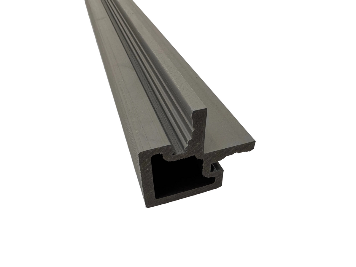 BUY External Corner for 219x26 mm Composite Cladding, 49x49 mm, 3000 mm, Light Grey | GREEN FINGER IRELAND