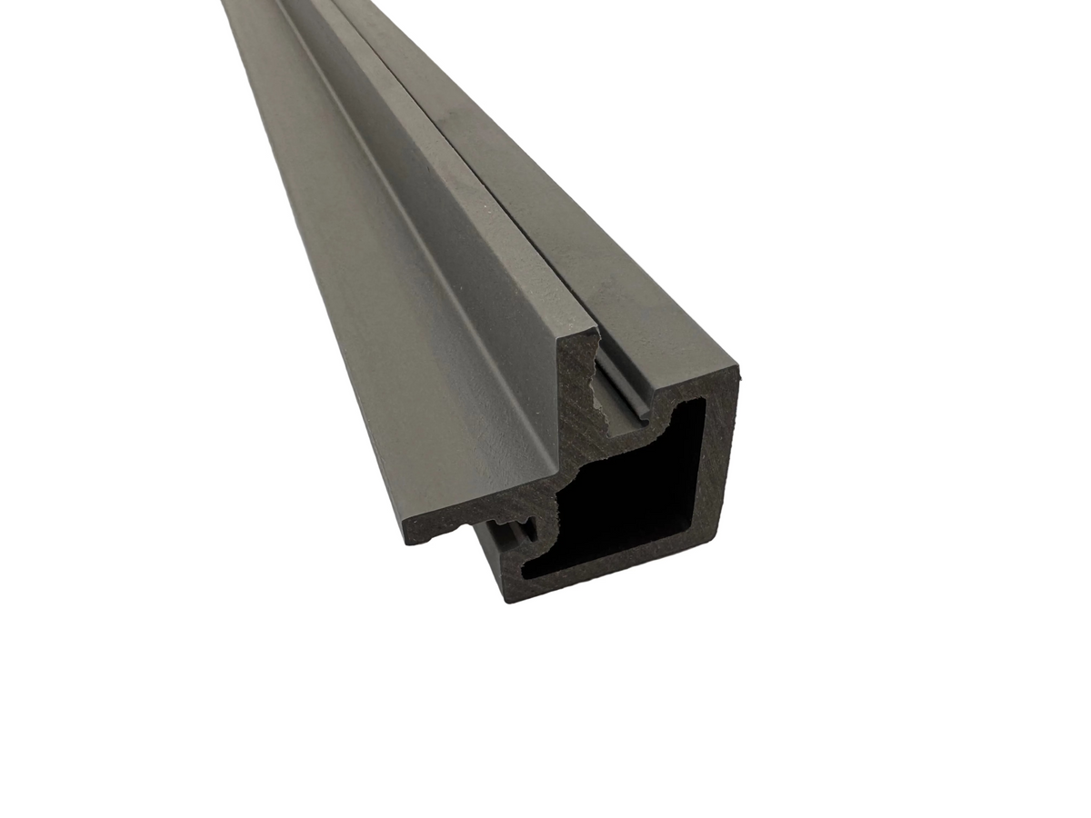 BUY External Corner for 219x26 mm Composite Cladding, 49x49 mm, 3000 mm, Light Grey | GREEN FINGER IRELAND