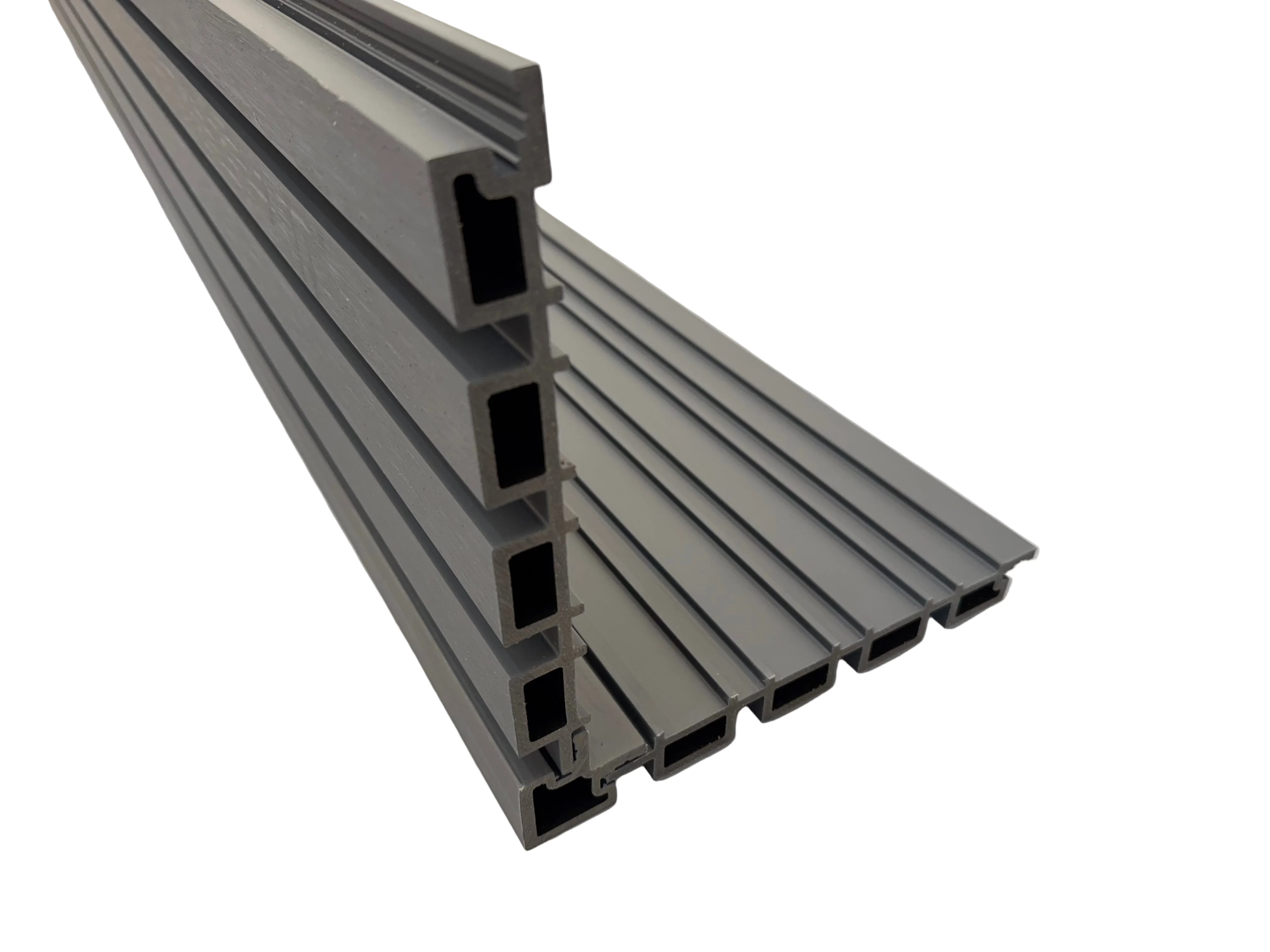 BUY External Corner for 219x26 mm Composite Cladding, 49x49 mm, 3000 mm, Light Grey | GREEN FINGER IRELAND