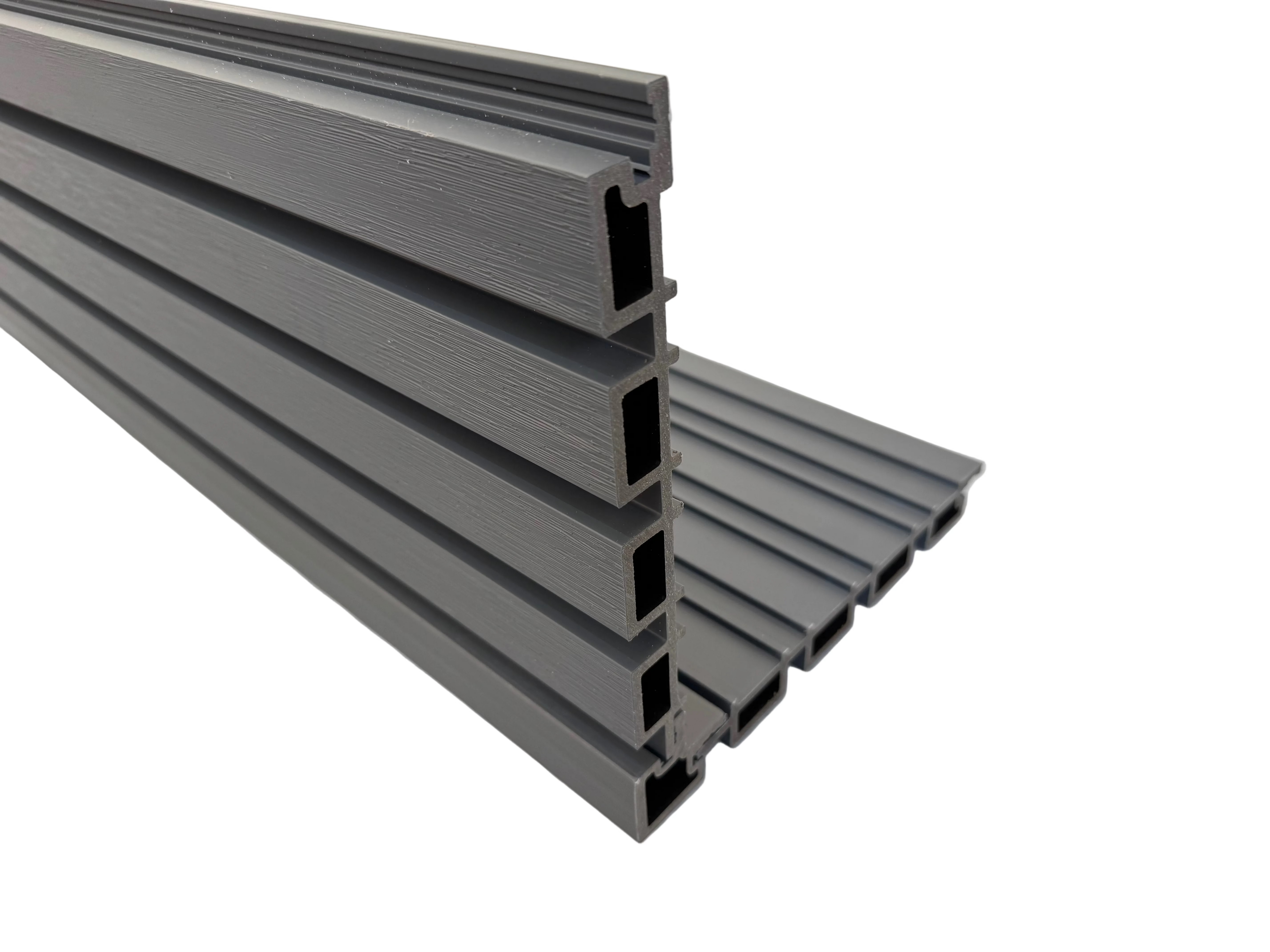 BUY External Corner for 219x26 mm Composite Cladding, 49x49 mm, 3000 mm, Light Grey | GREEN FINGER IRELAND