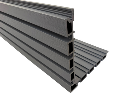 BUY External Corner for 219x26 mm Composite Cladding, 49x49 mm, 3000 mm, Light Grey | GREEN FINGER IRELAND