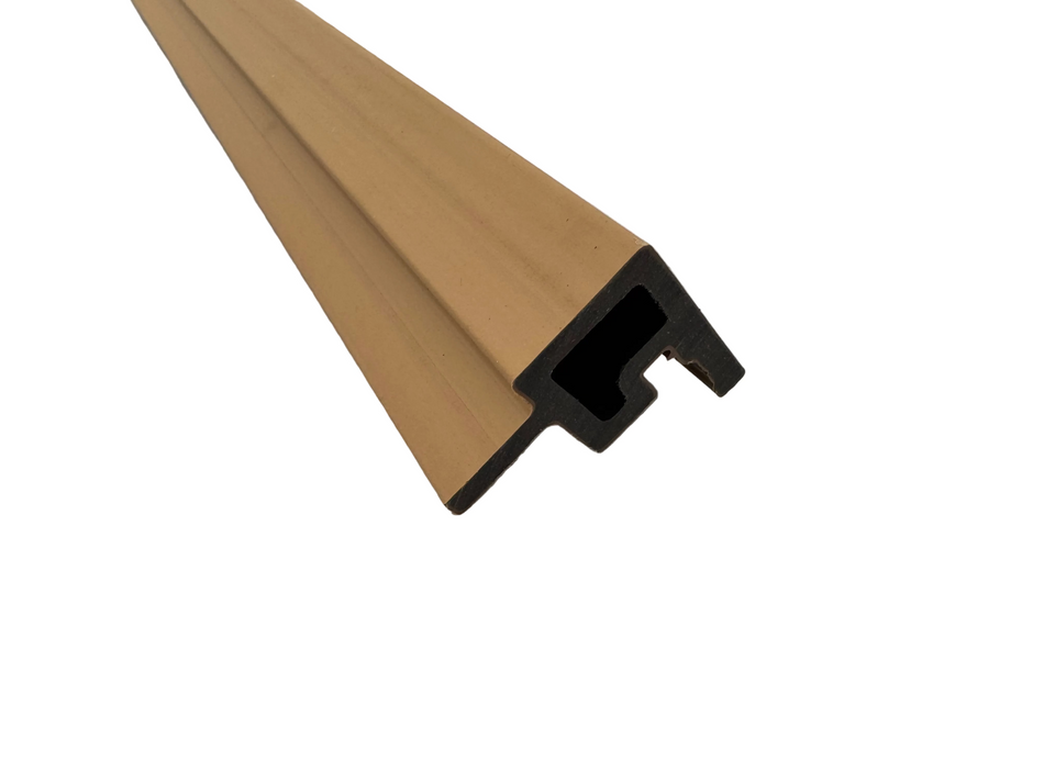 BUY Internal Corner for 219x26 mm Composite Cladding, 46x39 mm, 3000 mm, Beige | GREEN FINGER IRELAND
