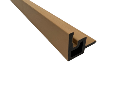 BUY Internal Corner for 219x26 mm Composite Cladding, 46x39 mm, 3000 mm, Beige | GREEN FINGER IRELAND