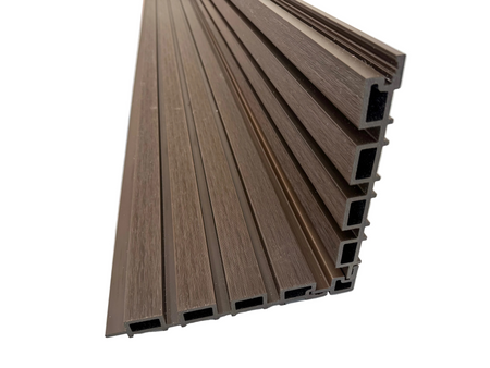 BUY Internal Corner for 219x26 mm Composite Cladding, 46x39 mm, 3000 mm, Walnut | GREEN FINGER IRELAND