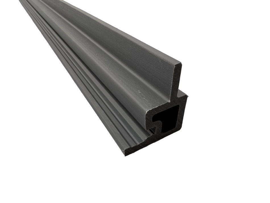 BUY Internal Corner for 219x26 mm Composite Cladding, 46x39 mm, 3000 mm, Light Grey | GREEN FINGER IRELAND