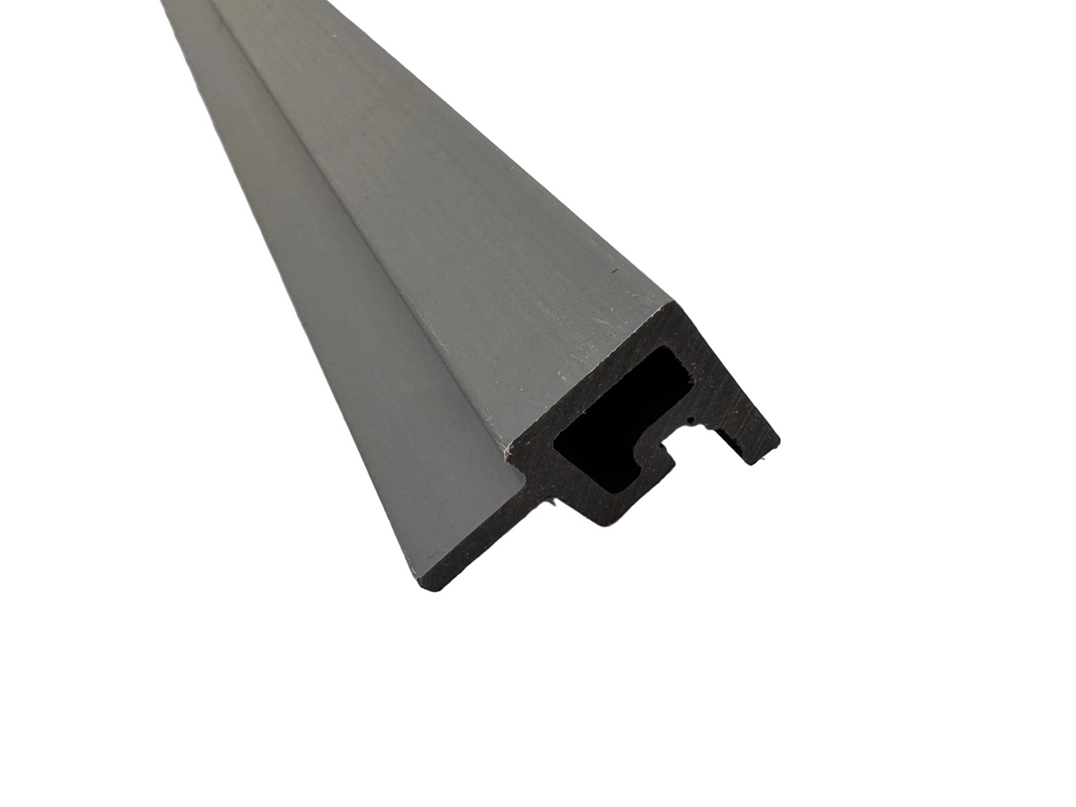 BUY Internal Corner for 219x26 mm Composite Cladding, 46x39 mm, 3000 mm, Light Grey | GREEN FINGER IRELAND