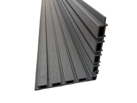BUY Internal Corner for 219x26 mm Composite Cladding, 46x39 mm, 3000 mm, Light Grey | GREEN FINGER IRELAND