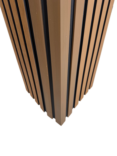 BUY External Corner for 176x13 mm Composite Cladding, 93.5x93.5 mm, 3000 mm, Golden Teak | GREEN FINGER IRELAND