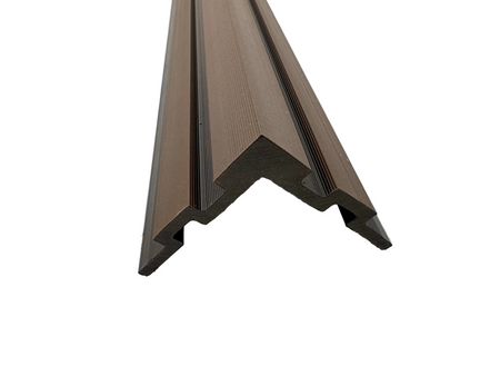 BUY External Corner for 176x13 mm Composite Cladding, 93.5x93.5 mm, 3000 mm, Walnut | GREEN FINGER IRELAND