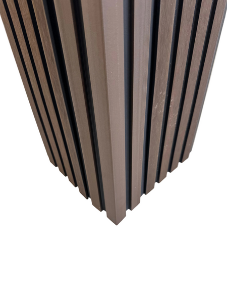 BUY External Corner for 176x13 mm Composite Cladding, 93.5x93.5 mm, 3000 mm, Walnut | GREEN FINGER IRELAND