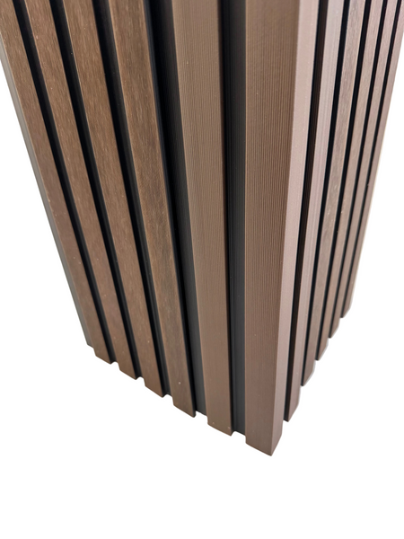 BUY External Corner for 176x13 mm Composite Cladding, 93.5x93.5 mm, 3000 mm, Walnut | GREEN FINGER IRELAND