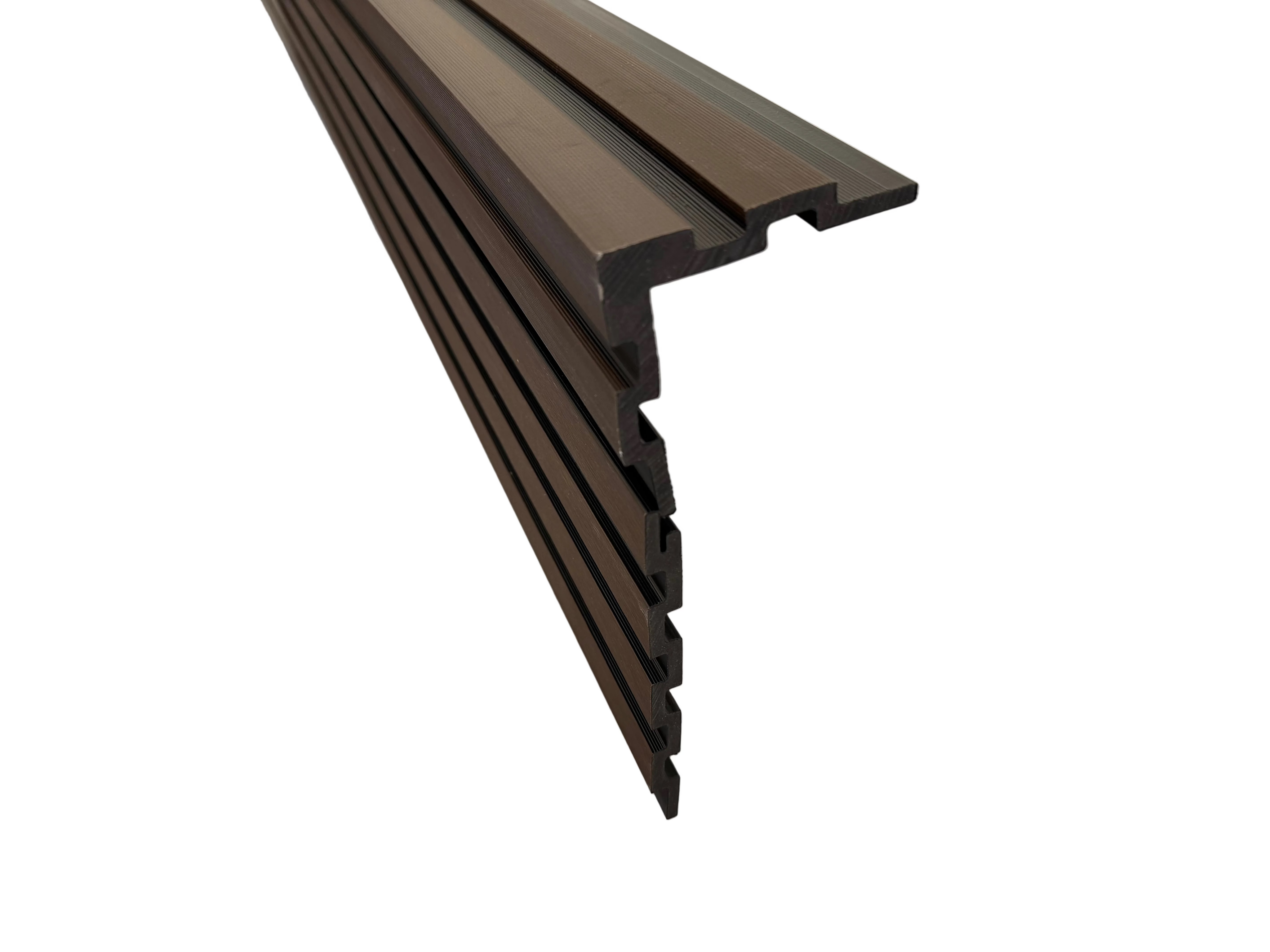 BUY External Corner for 176x13 mm Composite Cladding, 93.5x93.5 mm, 3000 mm, Walnut | GREEN FINGER IRELAND