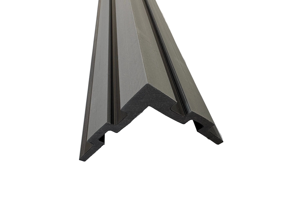 BUY External Corner for 176x13 mm Composite Cladding, 93.5x93.5 mm, 3000 mm, Light Grey | GREEN FINGER IRELAND