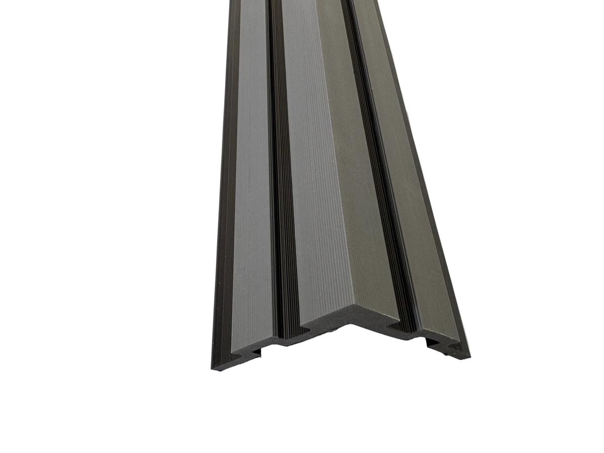 BUY External Corner for 176x13 mm Composite Cladding, 93.5x93.5 mm, 3000 mm, Light Grey | GREEN FINGER IRELAND