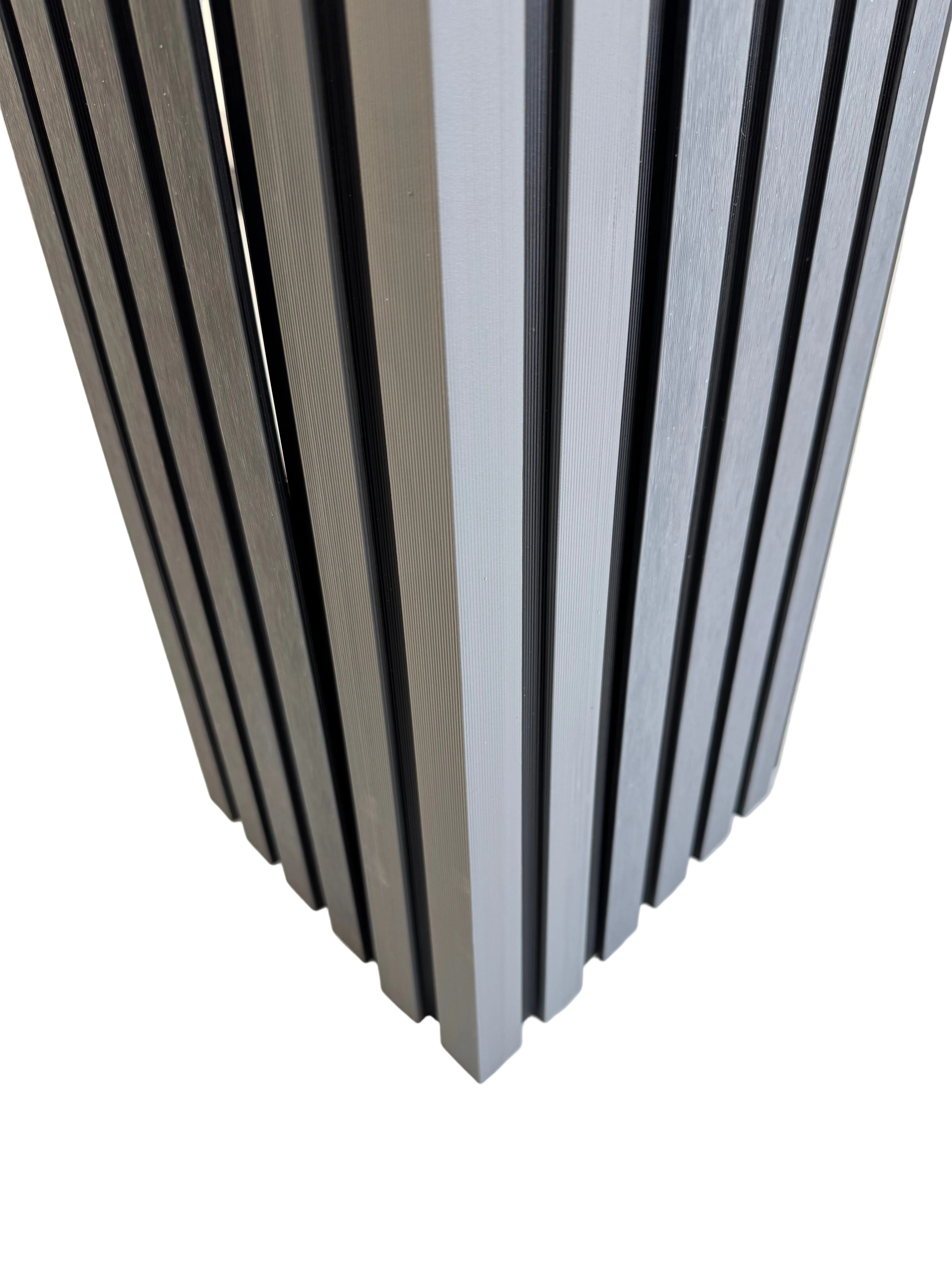 BUY External Corner for 176x13 mm Composite Cladding, 93.5x93.5 mm, 3000 mm, Light Grey | GREEN FINGER IRELAND