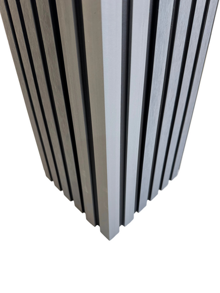 BUY External Corner for 176x13 mm Composite Cladding, 93.5x93.5 mm, 3000 mm, Light Grey | GREEN FINGER IRELAND