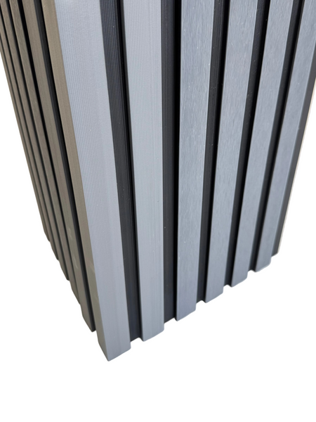 BUY External Corner for 176x13 mm Composite Cladding, 93.5x93.5 mm, 3000 mm, Light Grey | GREEN FINGER IRELAND