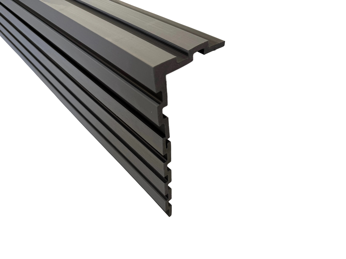 BUY External Corner for 176x13 mm Composite Cladding, 93.5x93.5 mm, 3000 mm, Light Grey | GREEN FINGER IRELAND