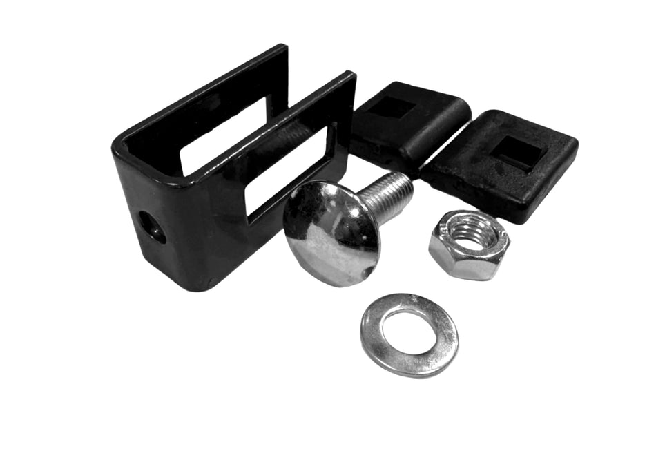 BUY Universal Clip For Mesh Panel Post, Black, ZN+RAL9005 | GREEN FINGER IRELAND