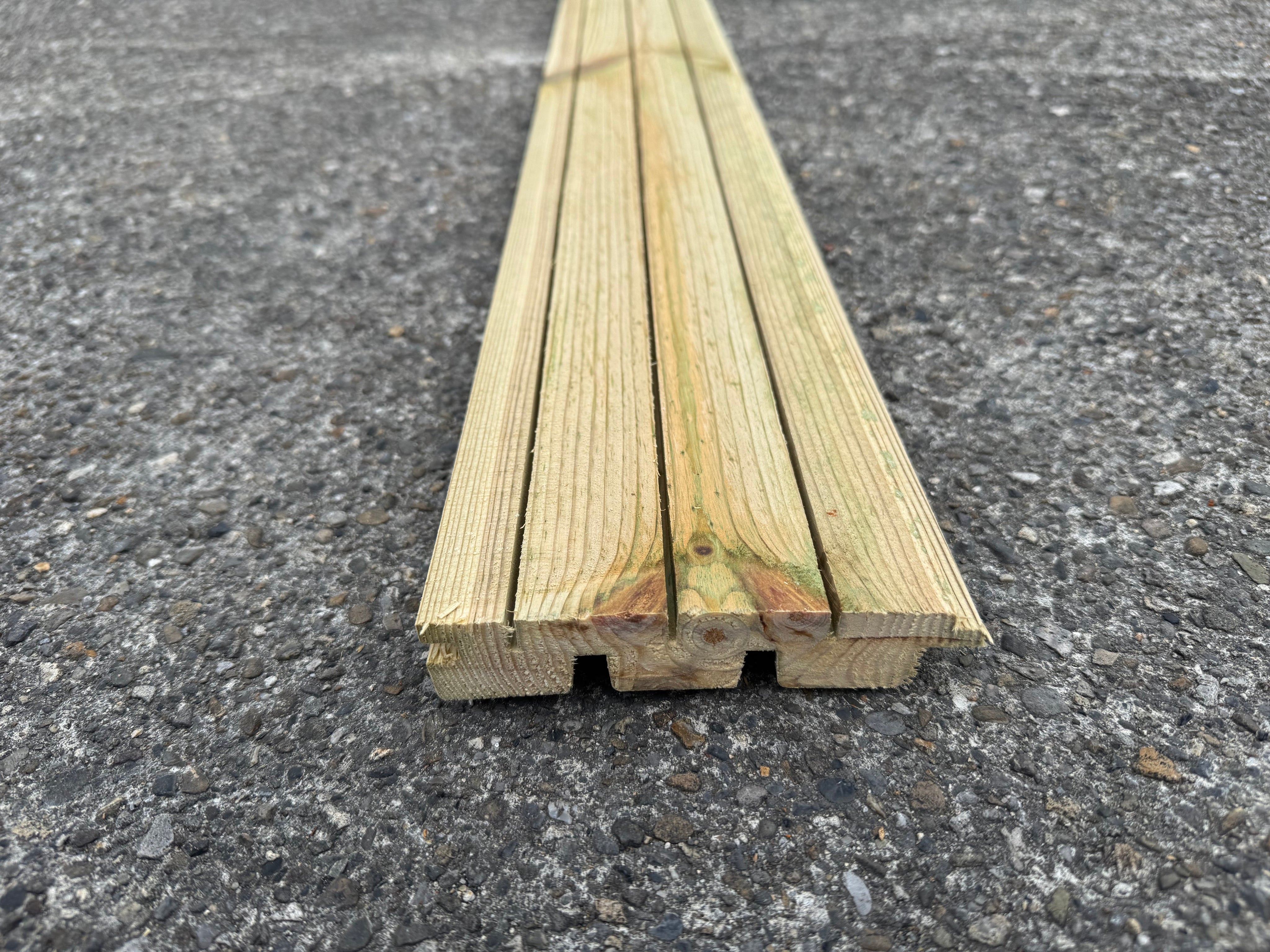 BUY Solid Wood Panel, Treated, 28x145 mm, 4.8 m | GREEN FINGER IRELAND