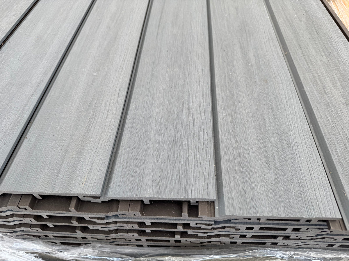 BUY Composite Cladding, T&G, 174x21 mm(150 mm finish), 4000 mm, Grey | GREEN FINGER IRELAND