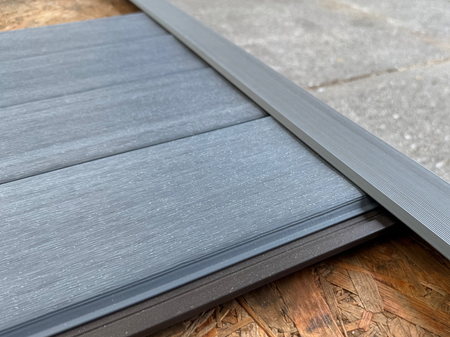 BUY Composite Cladding, T&G, 174x21 mm(150 mm finish), 4000 mm, Grey | GREEN FINGER IRELAND