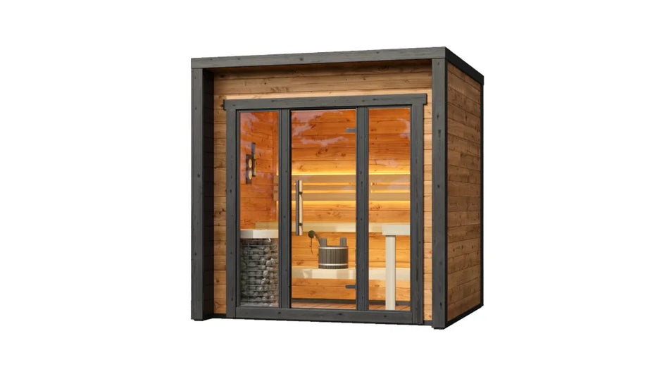 Patio XS - Thermowood outdoor sauna for 4 people
