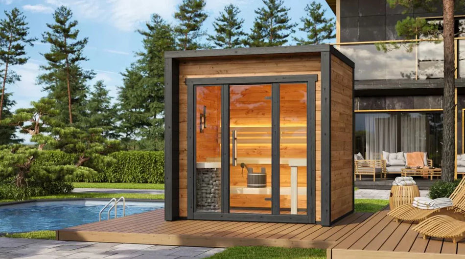 Patio XS - Thermowood outdoor sauna for 4 people