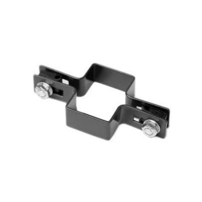 BUY Double Clamp For Mesh Panel Post, 40x60 mm, Anthracite Grey, ZN+RAL7016 | GREEN FINGER IRELAND