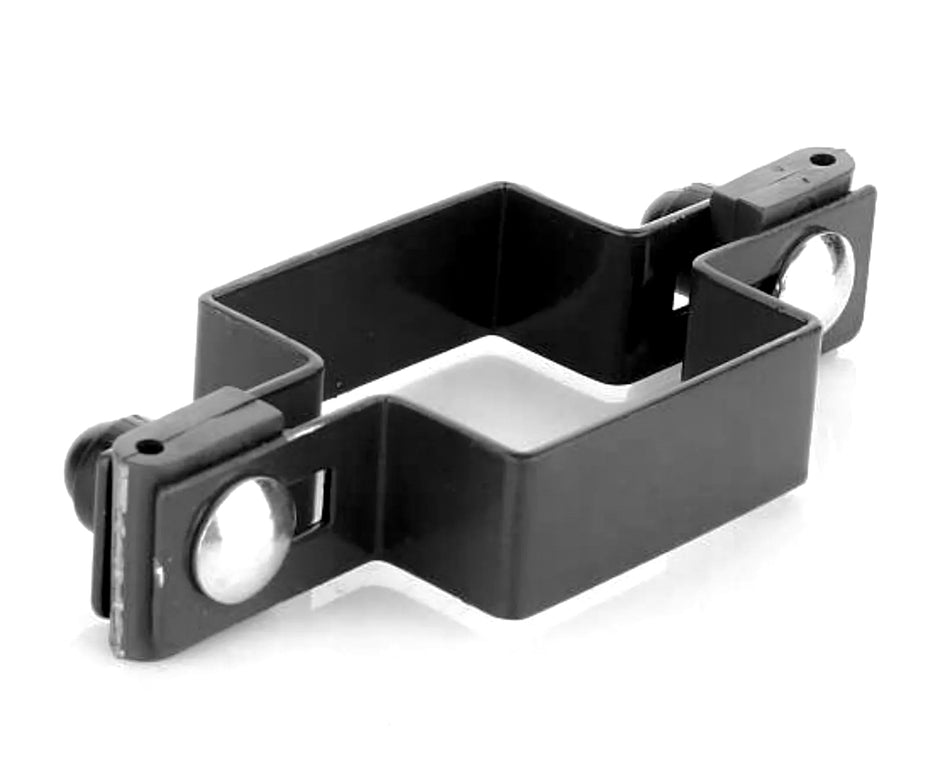BUY Double Clamp For Mesh Panel Post, 60x60 mm, Anthracite Grey, ZN+RAL7016 | GREEN FINGER IRELAND