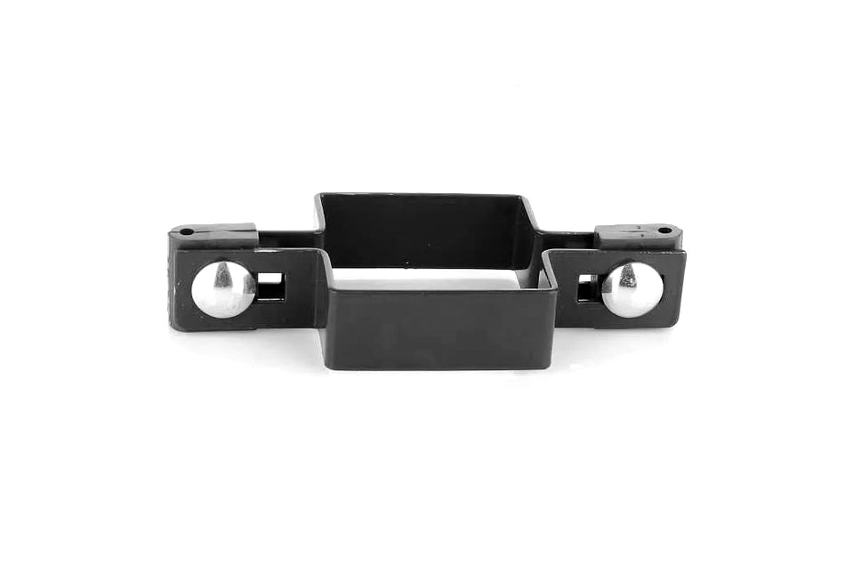 BUY Double Clamp For Mesh Panel Post, 60x60 mm, Anthracite Grey, ZN+RAL7016 | GREEN FINGER IRELAND