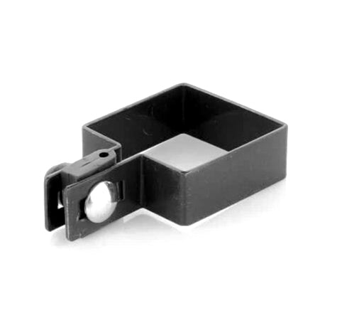 BUY Single Clamp For Mesh Panel Post, 60x60 mm, Anthracite Grey, ZN+RAL7016 | GREEN FINGER IRELAND